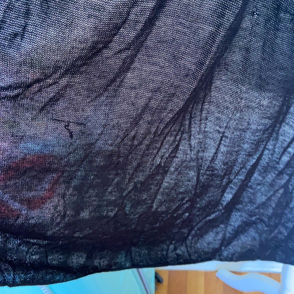 H&M black soft scarf basic - Picture 5 of 7
